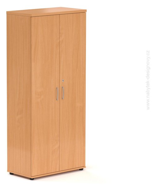 NABYTOK-DIZAJNOVY.SK - Kancelárska skriňa KOMFORT, 80×38,5×183,5 cm, dvere 5/5, javor – S585 12