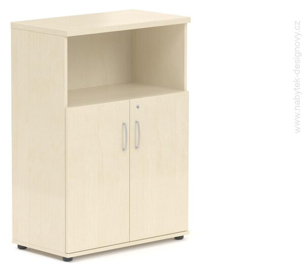 NABYTOK-DIZAJNOVY.SK - Kancelárska skriňa KOMFORT, 80×38,5×113 cm, dvere 2/3, buk – S382 11