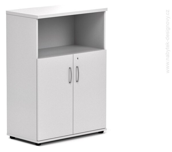 NABYTOK-DIZAJNOVY.SK - Kancelárska skriňa KOMFORT, 80×38,5×113 cm, dvere 2/3, buk – S382 11