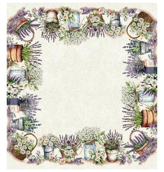 Gobelínový obrus Eden 1363 V2 Farba Viacfarebná Rozmery 93x93 cm