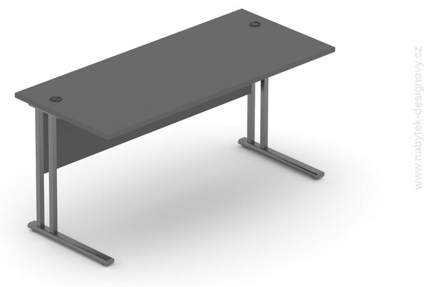 NABYTOK-DIZAJNOVY.SK - Kancelársky stôl KOMFORT, kovová podnož, 160×70×76cm, buk – BPR16 11