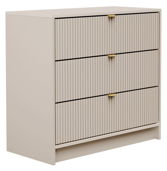 Mirjan24 Komoda Razimo 3SZ, Farby: Biely velvet 5903211293986