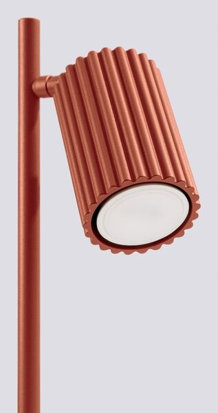 Stolová lampa v tehlovej farbe (výška 43 cm) Gleam – Sollux