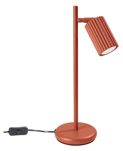 Stolová lampa v tehlovej farbe (výška 43 cm) Gleam – Sollux