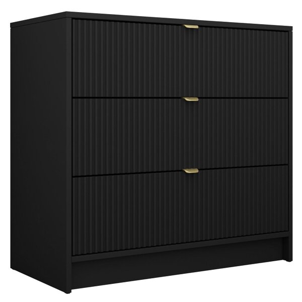 Mirjan24 Komoda Razimo 3SZ, Farby: Biely velvet 5903211293986