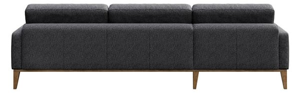 MUZZA ROHOVÁ POHOVKA MUSSO TUFTED tmavosivá ľavá