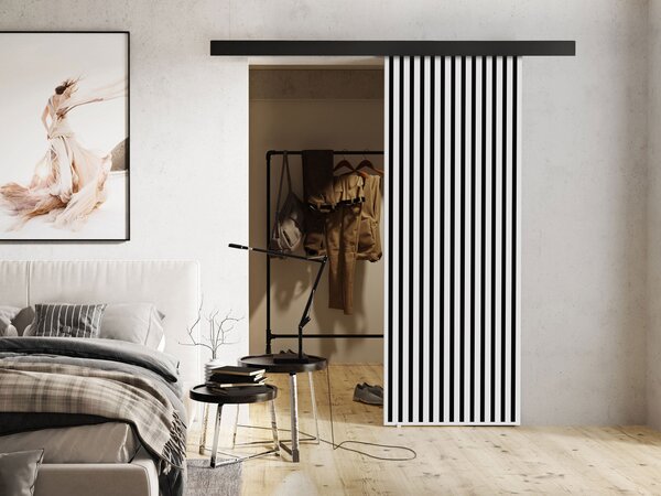 Mirjan24 Interiérové posuvné dvere Boxdis 70, Farba:: Grafit antracit/Čierna 5903211125836