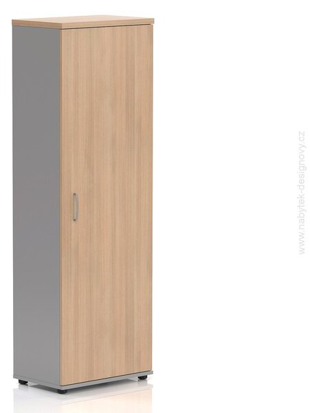 NABYTOK-DIZAJNOVY.SK - Kancelárska skriňa šatníková KOMFORT, 60×38,5×183,5 cm, javor – SU565 12