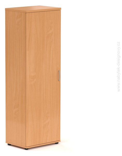 NABYTOK-DIZAJNOVY.SK - Kancelárska skriňa šatníková KOMFORT, 60×38,5×183,5 cm, javor – SU565 12