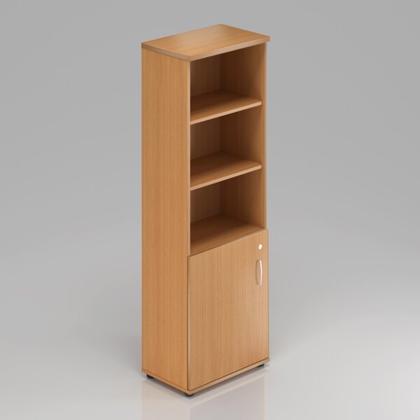 NABYTOK-DIZAJNOVY.SK - Kancelárska skriňa KOMFORT, 60×38,5×183,5 cm, dvere 2/5, buk – S562 11