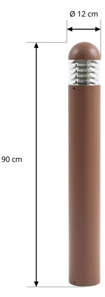 LED akumulátorové nástenné svetlo DANISH, výška 25 cm, zlatá farba, kov, Mosadz / zlato, Obývacia izba / jedáleň, kov, Nástenné svietidlo