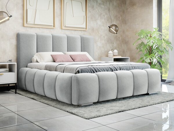 Mirjan24 Čalúnená manželská posteľ Lisko, Rozmer postele: 140x200, Farba poťahu: Paros 01 5903211307027