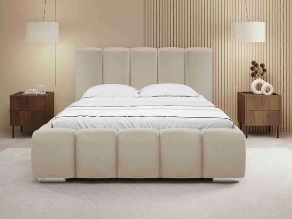 Mirjan24 Čalúnená manželská posteľ Lisko, Rozmer postele: 140x200, Farba poťahu: Paros 01 5903211307027