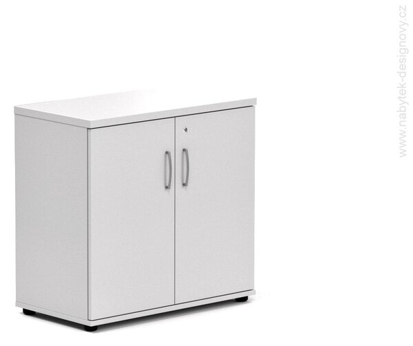 NABYTOK-DIZAJNOVY.SK - Kancelársky regál KOMFORT, 80×38,5×76 cm, dvere 2/2, buk – SB282 11