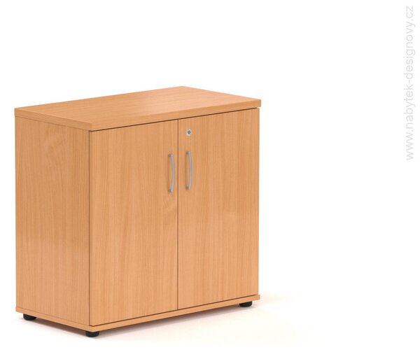 NABYTOK-DIZAJNOVY.SK - Kancelársky regál KOMFORT, 80×38,5×76 cm, dvere 2/2, buk – SB282 11