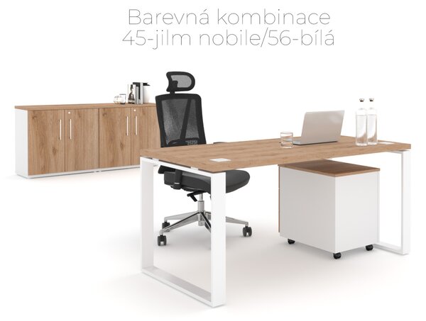 Kancelárska zostava EPIC Z9 O, dĺžka stola 160cm (Zostava pre jednu osobu)
