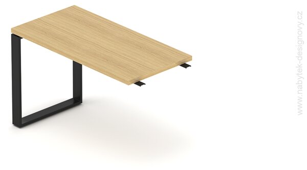 Kancelársky prístavný stôl EPIC, 80cm, kovová podnož O (Prístavný stôl EPIC, 80cm, kovová podnož O)