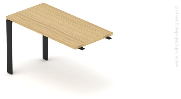 Kancelársky prístavný stôl EPIC, 80cm, kovová podnož U (Prístavný stôl EPIC, 80cm, kovová podnož U)