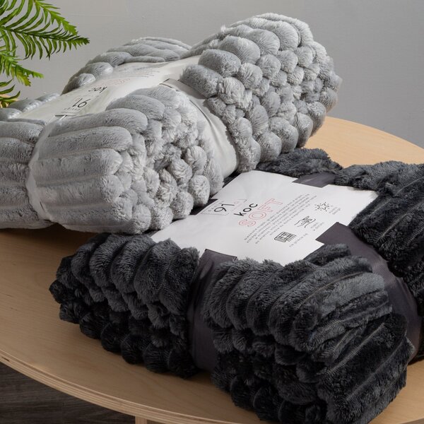DEKA Z MIKROFLANELU SOFT 70X160 CM BIELA
