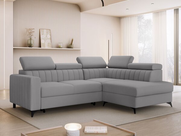 Mirjan24 Rohová rozkladacia sedačka Levioseno 2RRLXP, Strana: Ľavá LXp+R+2r, Dostupné poťahy: Flow 06 5903211499593