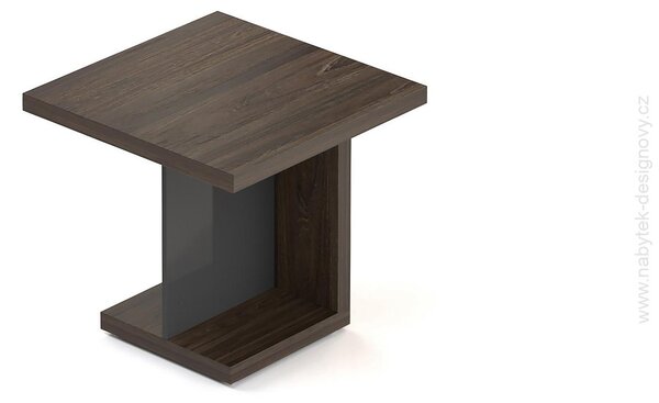 Manažérsky konferenčný stolík SOLID, štvorcový 80x80cm (Manažérsky konferenčný stolík SOLID, štvorcový 80x80cm, výška 75cm)