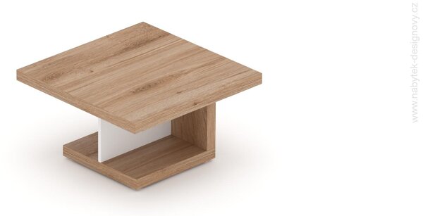 Manažérsky konferenčný stolík SOLID, štvorcový 80x80cm, výška 55cm (Manažérsky konferenčný stolík SOLID, štvorcový 80x80cm, výška 55cm)