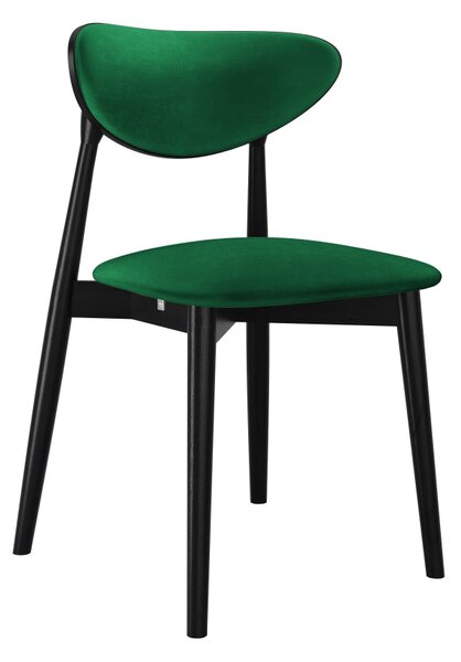 Mirjan24 Čalúnená jedálenská stolička KT65/C, Dostupné poťahy: Magic Velvet 2217, Farby: czarny 5903211313585