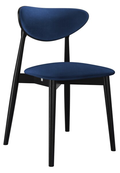 Mirjan24 Čalúnená jedálenská stolička KT65/C, Dostupné poťahy: Magic Velvet 2217, Farby: czarny 5903211313585