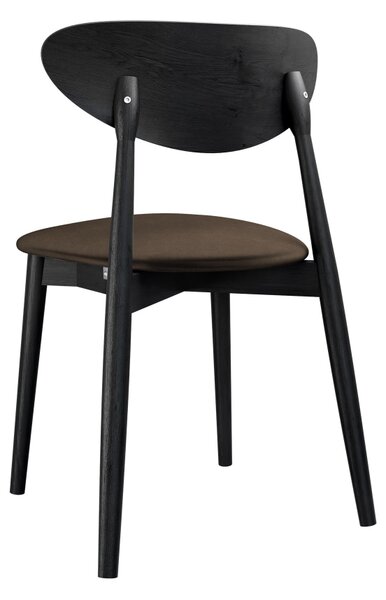 Mirjan24 Čalúnená jedálenská stolička KT65/C, Dostupné poťahy: Magic Velvet 2217, Farby: czarny 5903211313585