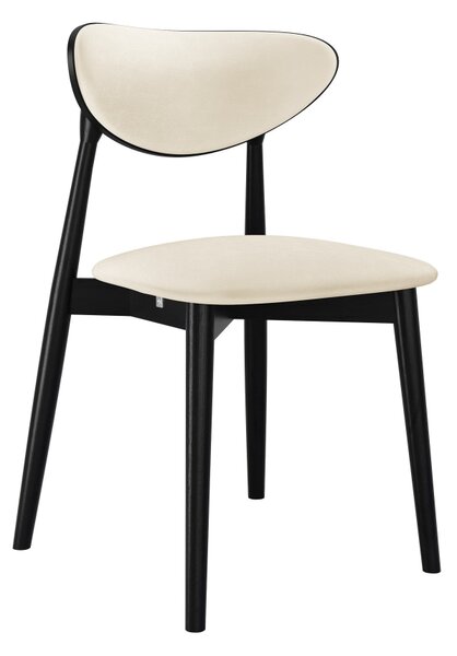 Mirjan24 Čalúnená jedálenská stolička KT65/C, Dostupné poťahy: Magic Velvet 2250, Farby: czarny 5903211313615