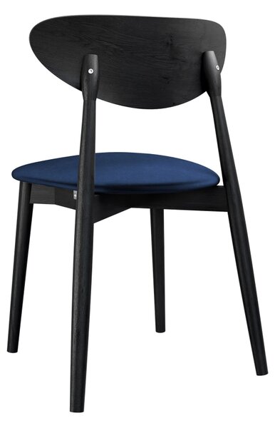 Mirjan24 Čalúnená jedálenská stolička KT65/C, Dostupné poťahy: Magic Velvet 2217, Farby: czarny 5903211313585