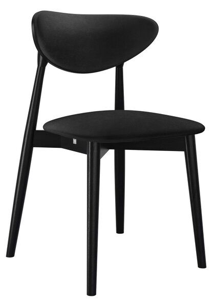 Mirjan24 Čalúnená jedálenská stolička KT65/C, Dostupné poťahy: Magic Velvet 2217, Farby: czarny 5903211313585