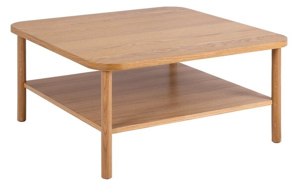Konferenčný stolík v dekore duba v prírodnej farbe 90x90 cm Banbury – Actona