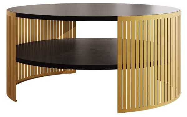 Mirjan24 Konferenčný stolík Zinzit Gold, Farba: zlatá/kašmír 5903211413032