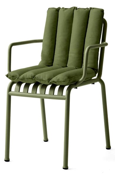 HAY Textilný podsedák Palissade Chair and Armchair Soft Quilted Cushion, olive