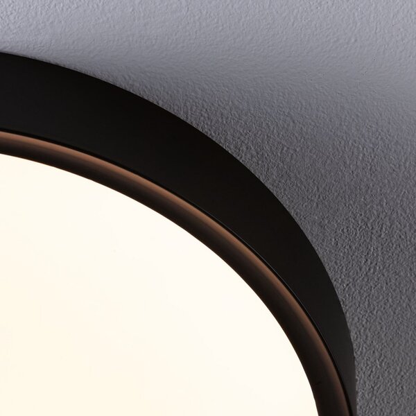 Stropné Lampa Paulmann, Tega, Čierna, Kúpeľňa, Plast, Moderný