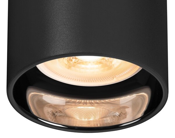 Stropné Lampa SLV, Asto Tube, stmievateľné, Čierna, Obývacia izba, Kov, Moderný