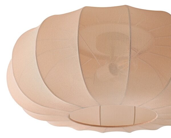 Stropné Lampa Lindby, Helin, stmievateľné, Béžová, Obývacia izba, Tkanina / Textil, Škandinávsky