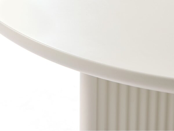 Svetlosivý okrúhly konferenčný stolík ø 80 cm Palma – Unique Furniture