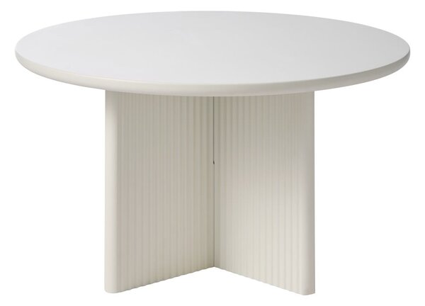Svetlosivý okrúhly konferenčný stolík ø 80 cm Palma – Unique Furniture