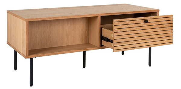 Konferenčný stolík s doskou v dubovom dekore v prírodnej farbe 50x100 cm Kyoto – House Nordic