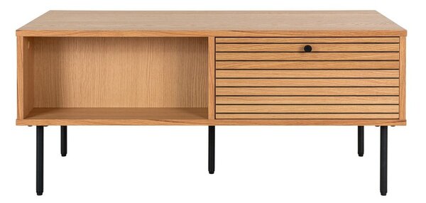 Konferenčný stolík s doskou v dubovom dekore v prírodnej farbe 50x100 cm Kyoto – House Nordic