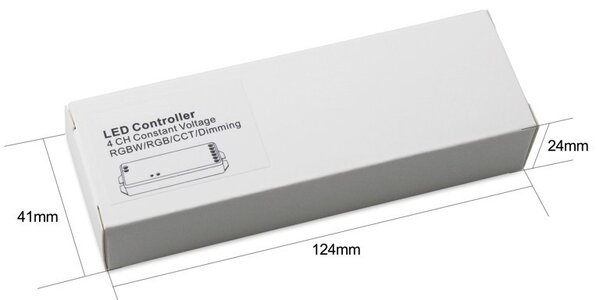 Univerzálny prijímač RF pre LED pásy, 12 V 180 W / 24 V 360 W (KM KM-1220-UNI, 12V-180W, 24V-360W)