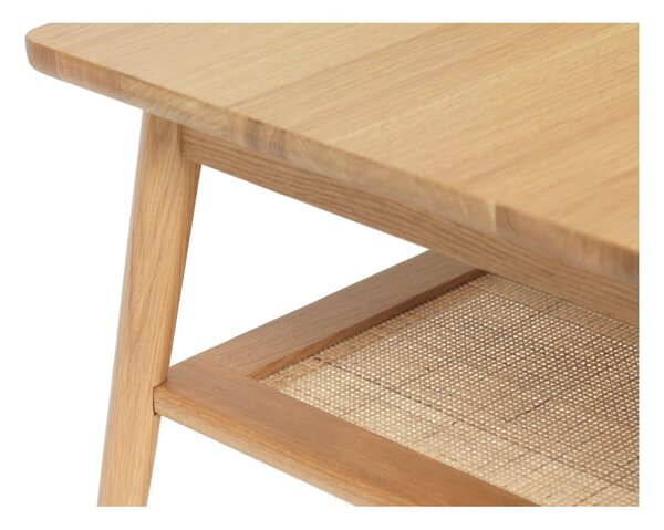 Konferenčný stolík s doskou v dubovom dekore v prírodnej farbe 60x120 cm Barrali – Unique Furniture