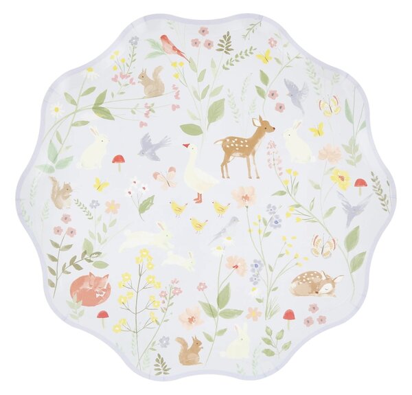 Papierový tanier Little Animals – sada 8 ks
