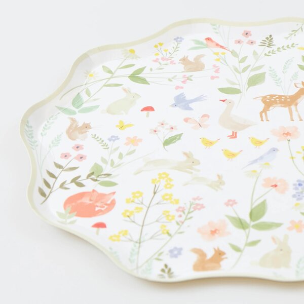 Papierový tanier Little Animals – sada 8 ks