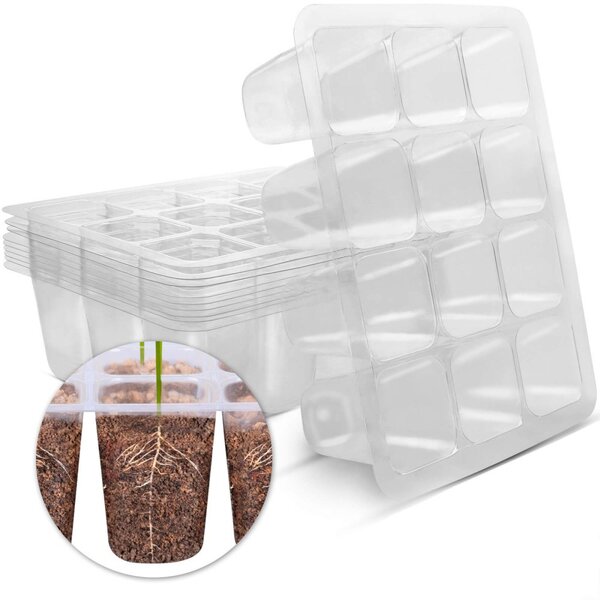 CAB-GARDEN-146 Výsevná miska 72 buniek s krytom mini skleník