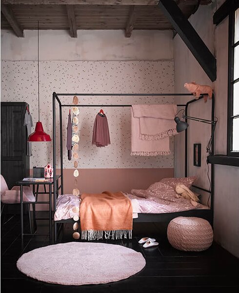 MUZZA POSTEĽ BUNK 90 X 200 CM ČIERNA