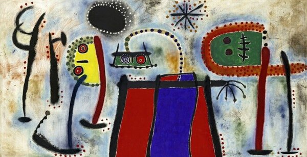 Umelecká tlač Painting, 1953, Joan Miró, (80 x 60 cm)