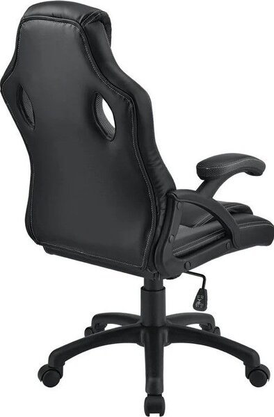 Ergonomická kancelárska stolička, čierna, polohovateľná opie